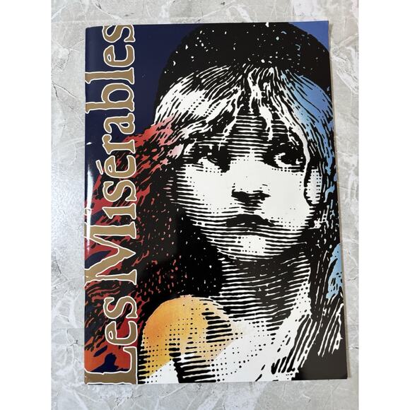 Les‎ Miserables Broadway Program April 2003 WITH TICKETS - Picture 1 of 5